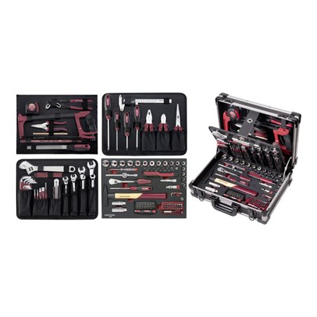 Kraftwerk Kraftwerk 3946 AluPro Werkzeugkoffer 151-tlg.