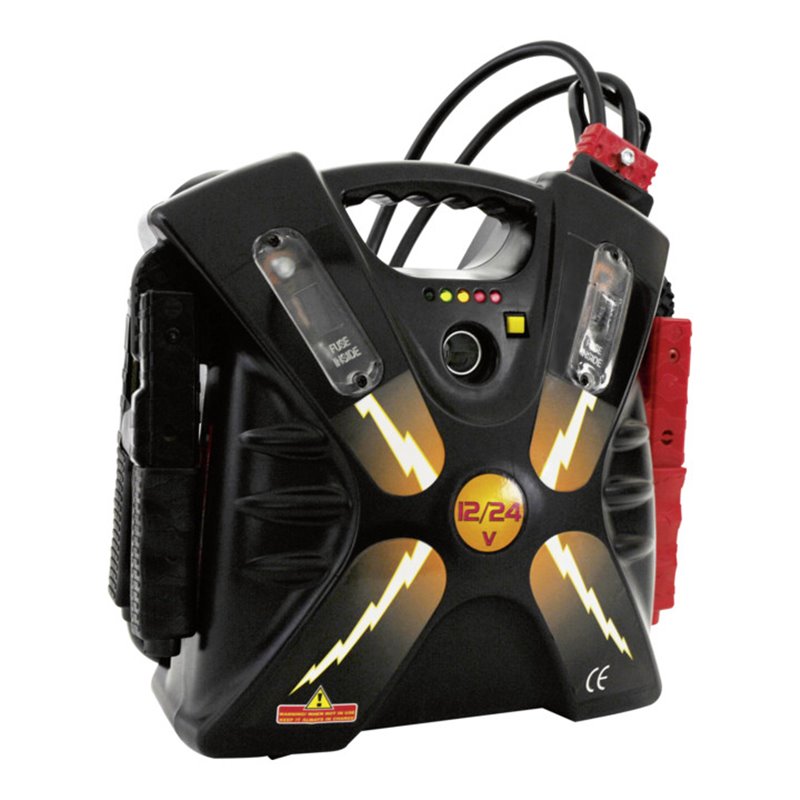 Kraftwerk Start-Booster 12-24V 24Ah 1900/5000A Kabellänge 228 cm