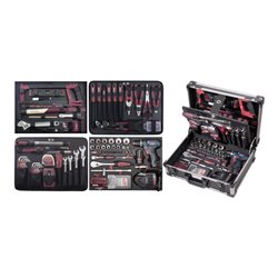 Kraftwerk Kraftwerk 3949 AluPro Werkzeugkoffer mit BOSCH Akku-Schrauber 264-tlg.