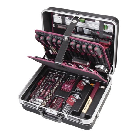 Kraftwerk ABS-Profi-Werkzeugkoffer, 186 tlg.