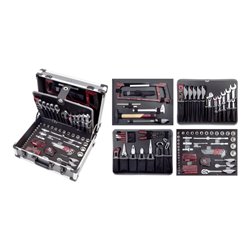 Kraftwerk Werkzeugkoffer B147, 1/4'+1/2', 158-tlg.