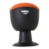 STIER Multibeweglicher Drehhocker mit Tellerfuß Sitzhöhe 465-585mm Polster Orange