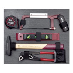 Kraftwerk Werkzeugkoffer B152, mit Akkuschrauber, 103-teilig