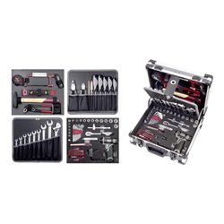 Kraftwerk Werkzeugkoffer B152, mit Akkuschrauber, 103-teilig