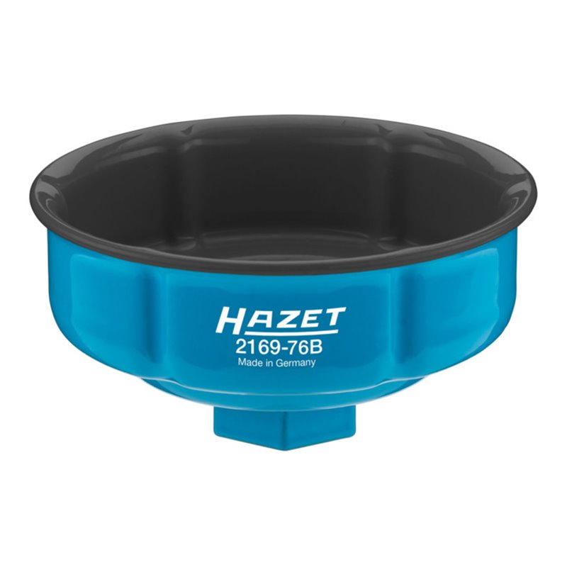 HAZET Ölfilter-Schlüssel 2169-76B Vierkant hohl 12,5 mm (1/2 Zoll) Rillenprofil