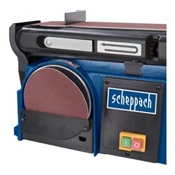 Scheppach Band- und Tellerschleifer BTS900 mit 3x Schleifbändern und Schleifscheibe