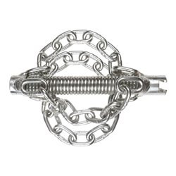 Rothenberger Kettenschleuderkopf mit mit glatter Kette, 4 Ketten, 22 mm
