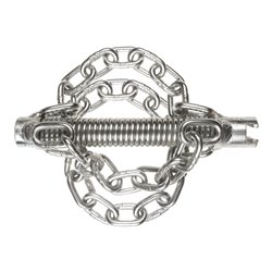 Rothenberger Kettenschleuderkopf mit mit glatter Kette, 4 Ketten, 22 mm