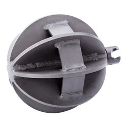 Rothenberger Kugelkopffräser mit 22 mm Kupplung, 8-Blatt, D115mm