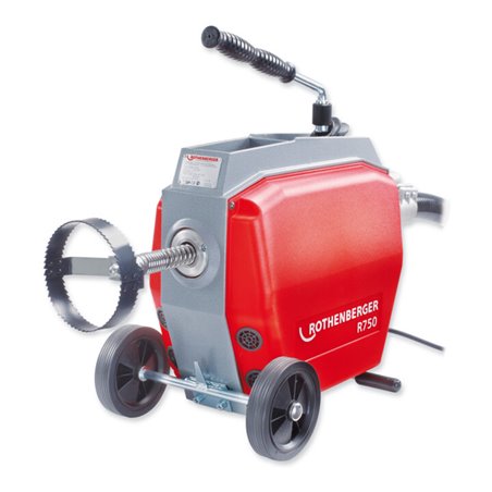 Rothenberger R750 Rohrreinigungsmaschine mit Führungsschlauch