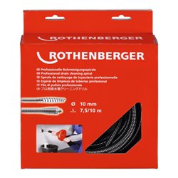 Rothenberger Spirale 10mm x 7,5m mit Keulenkopf und Seele