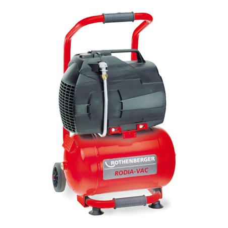 Rothenberger Vakuumpumpe, RODIA-VAC, 230 Volt mit 10 Liter Sicherheitstank