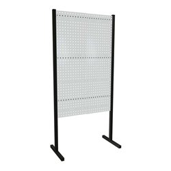 Kappes Trennwand RasterPlan Einzelfeld mit Lochplatten RAL 7035