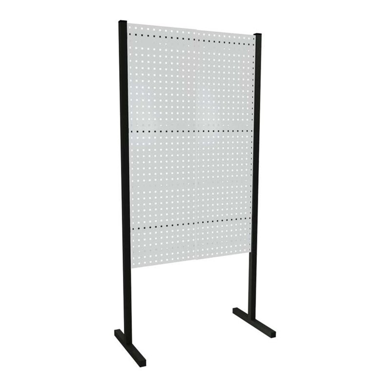 Kappes Trennwand RasterPlan Einzelfeld mit Lochplatten RAL 7035