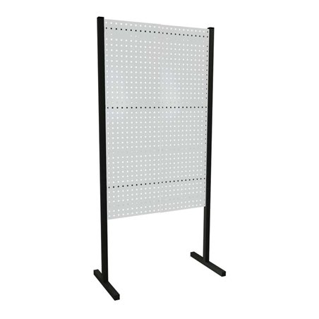 Kappes Trennwand RasterPlan Einzelfeld mit Lochplatten RAL 7035