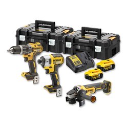 DEWALT Akku-Kombopack 18 Volt (3-tlg.) DCK384P2T-QW
