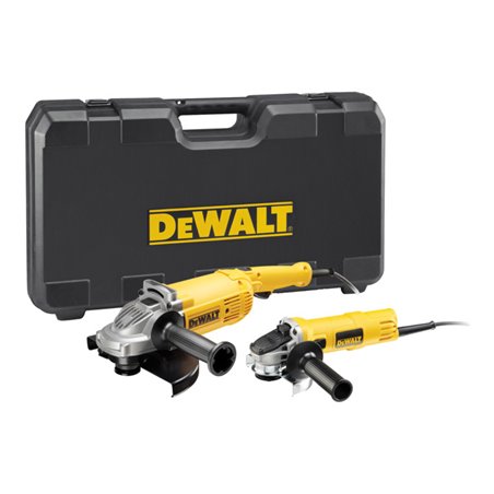 DEWALT Winkelschleifer Doppelset 230/125mm DWE494TWIN-QS