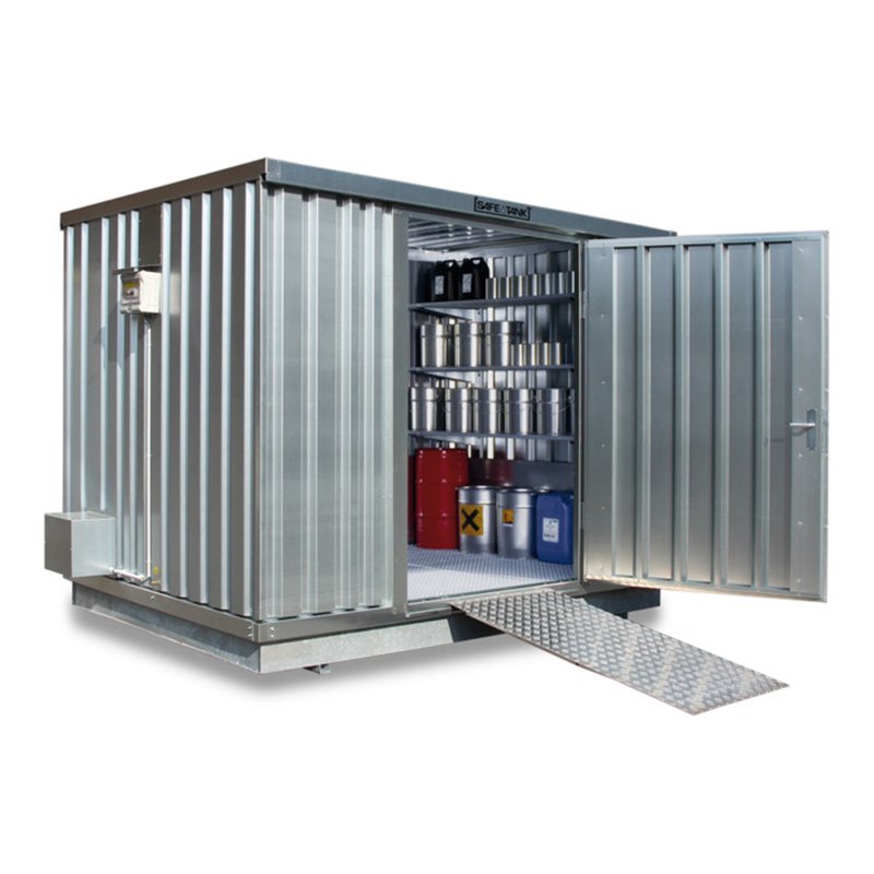 Säbu SAFE Tank 1000,(Außenaufstellung) Verzinkt, montiert