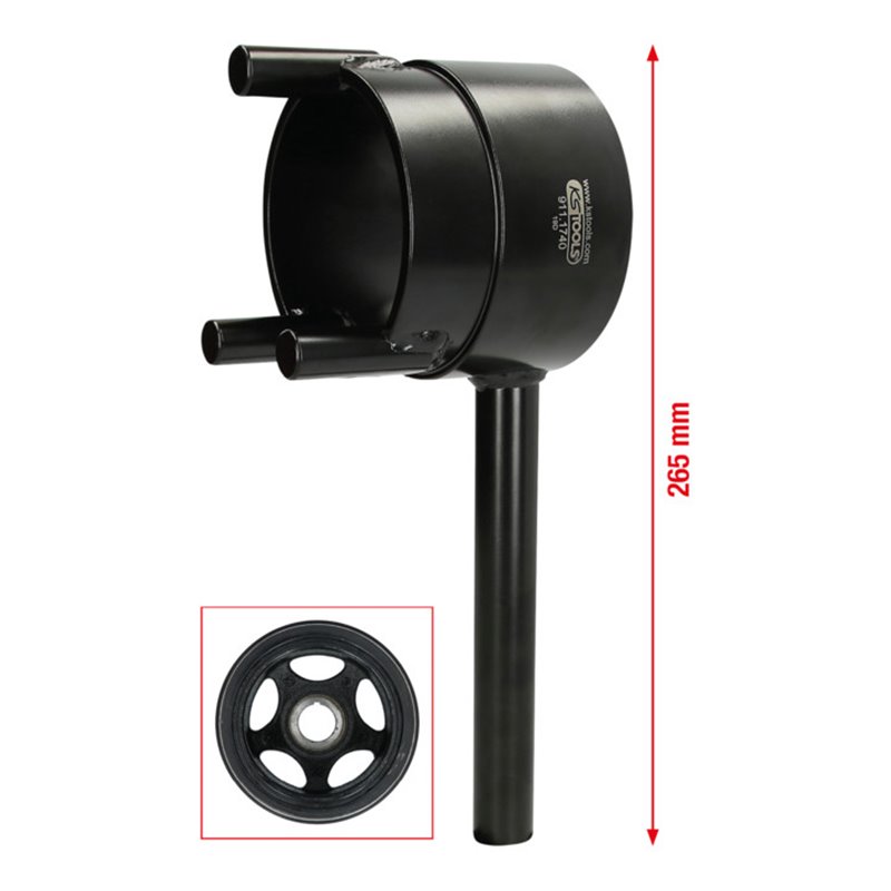 KS Tools Riemenscheiben-Gegenhalte-Schlüssel für Mercedes, 265 mm