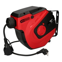 KS Tools Werkstatt-Kabelaufroller, 15m, 1,5mm2