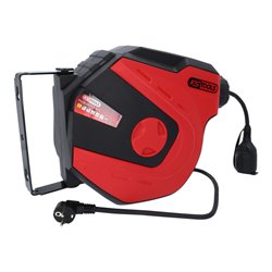 KS Tools Werkstatt-Kabelaufroller, 15m, 1,5mm2