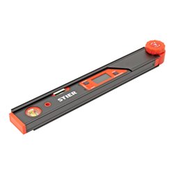 STIER Digitaler Winkelmesser SDW 450 LCD-Display ±0,1° Aluminium 450 mm