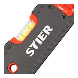 STIER Digitaler Winkelmesser SDW 450 LCD-Display ±0,1° Aluminium 450 mm