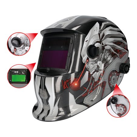 KS Tools Schweißer-Schutzhelm, Steel Design