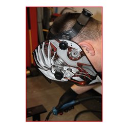 KS Tools Schweißer-Schutzhelm, Steel Design