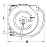 KS Tools Automatischer Druckluftschlauch-Aufroller, Durchmesser 13mm x 15m