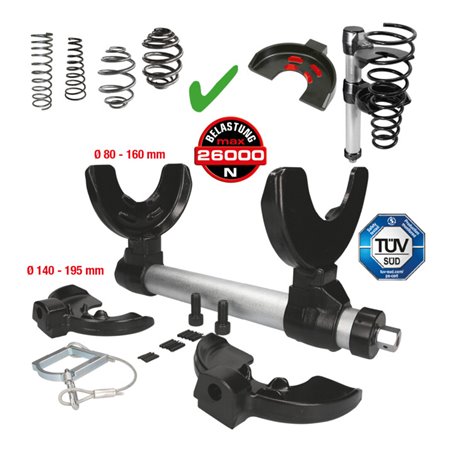 KS Tools Universal Federspanner-Satz, 6-tlg