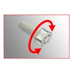 KS Tools Felgenschloss-Ausbohr-Satz, 16-tlg