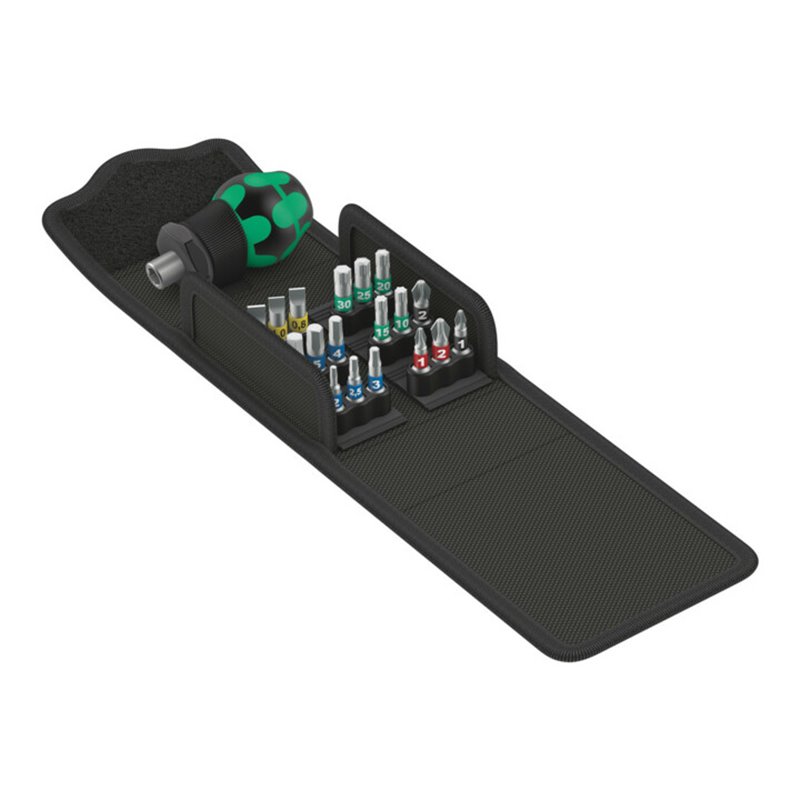 Wera Kraftform Kompakt Stubby 1, 19-teilig