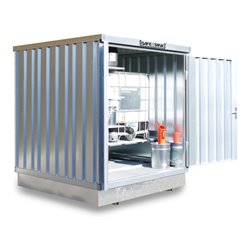 Säbu SAFE Tank 400 KTC,(Außenaufstellung) Verzinkt, montiert, WG-Klassen 1-3 und nicht brennbare Flüssigkeiten