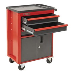 STIER Werkstatt- und Schrankwagen mit 3 Schubladen