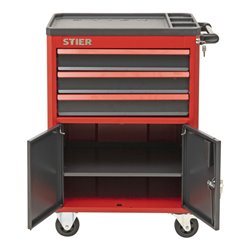 STIER Werkstatt- und Schrankwagen mit 3 Schubladen