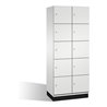 C+P Fächerschrank Cambio auf Sockel 10 Fächer Front Lichtgrau Korpus Lichtgrau
