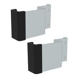 MUNK Führungsbeschlag unten für 2-teilige Seilzugleitern 85x25 mm