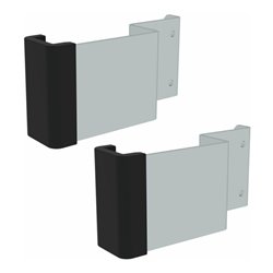 MUNK Führungsbeschlag unten für 2-teilige Seilzugleitern 98x25 mm