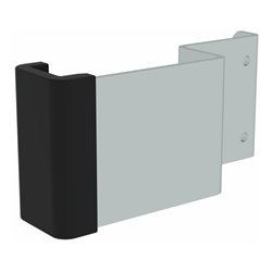 MUNK Führungsbeschlag unten für 2-teilige Seilzugleitern 98x25 mm