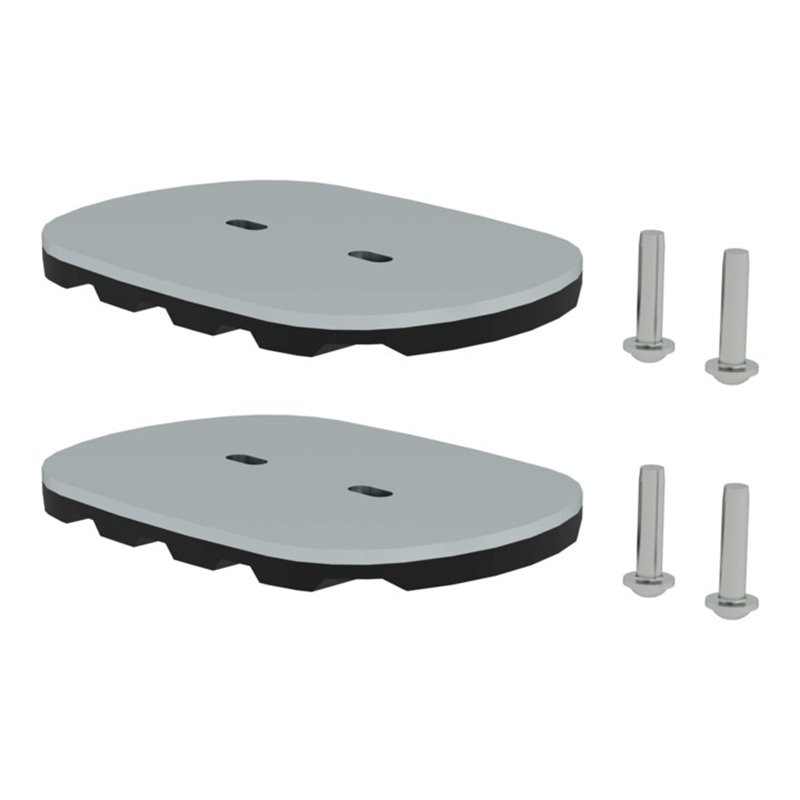 MUNK nivello-Fußplatte für Gitterroste 126x89 mm