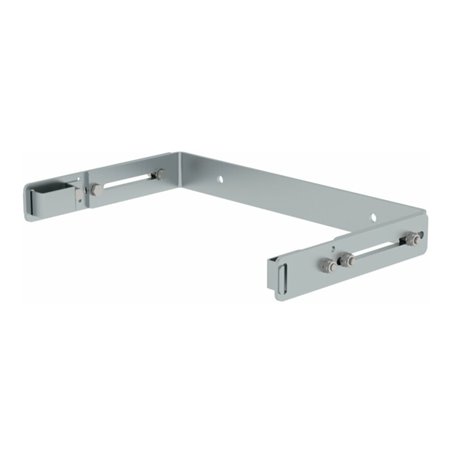 MUNK Wandhalter U-Bügel, verstellbar 275-375mm, Stahl verzinkt