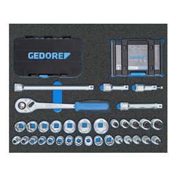 Gedore Werkzeug-Wagen WORKSTER mit Sortiment 172tlg