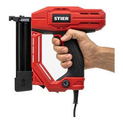 STIER Elektro-Kombi-Tacker TK-18 230 V mit 400 Nägeln und Klammern