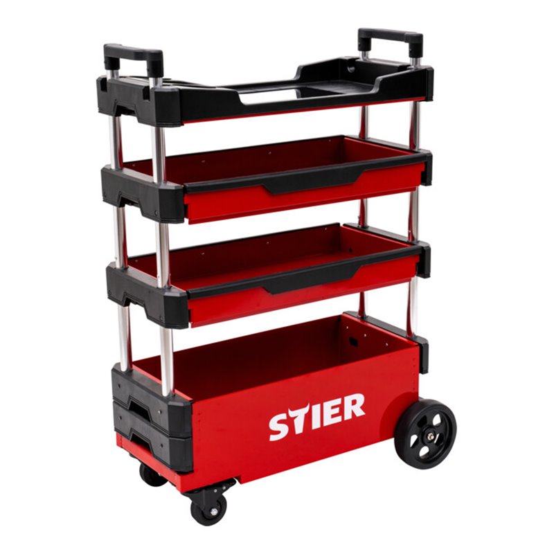 STIER Montagewagen klappbar 80kg Tragkraft LxBxH 700x380x535/950mm