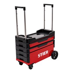 STIER Montagewagen klappbar 80kg Tragkraft LxBxH 700x380x535/950mm