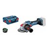 Bosch Akku-Winkelschleifer BITURBO mit X-LOCK GWX 18V-15 SC, Solo Version, L-BOXX