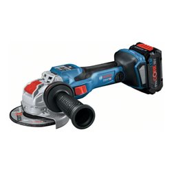 Bosch Akku-Winkelschleifer BITURBO mit X-LOCK GWX 18V-15 SC, Solo Version, L-BOXX