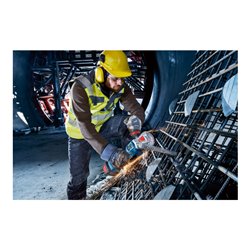 Bosch Akku-Winkelschleifer BITURBO mit X-LOCK GWX 18V-15 SC, Solo Version, L-BOXX