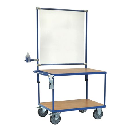 fetra Tischwagen 2402 mit Infektionsschutzausstattungbestehend aus je 1x: 5901, 1393-B0500, 1391